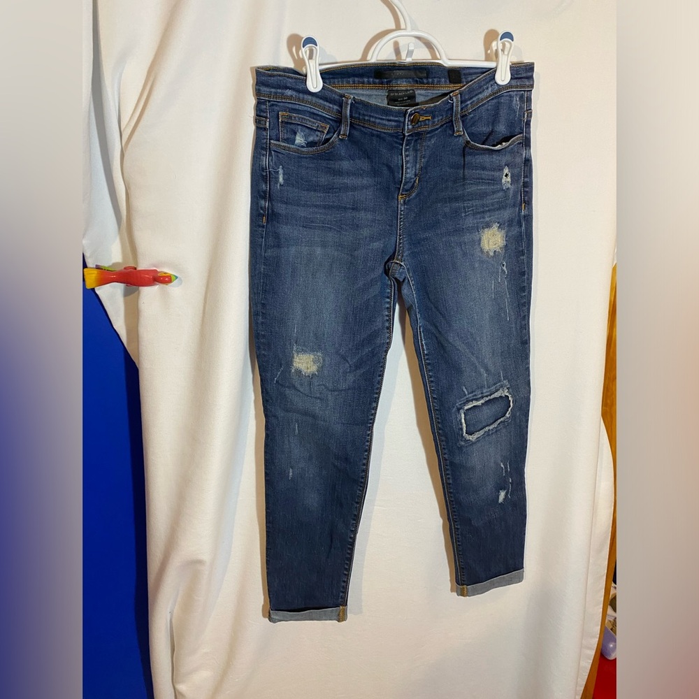 SP Black label distressed mid rise skinny jeans